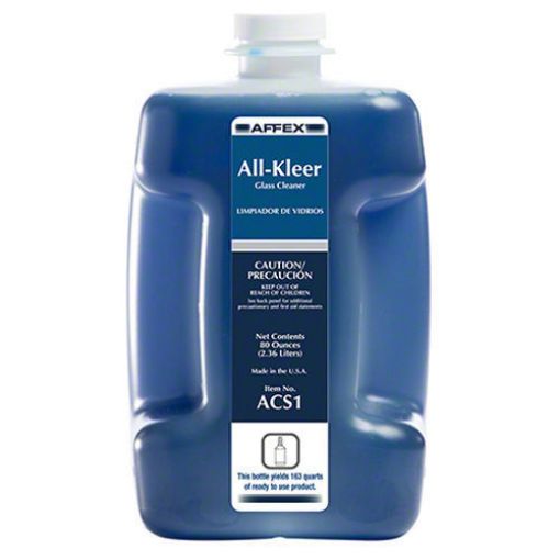 Picture of AFFEX Glass Cleaner, 80 oz, All-Klear, Dilution Control Bottle, 2 per Carton