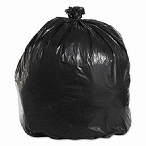 Picture of LDPE Low Density Can Liners, 38 x 58, .9 mil, 60 gal, 100/ct, Black