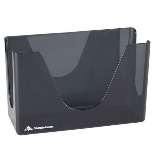 Picture of Countertop Georgia Pacific Vista C-Fold Towel Dispenser, Plastic, Translucent Smoke