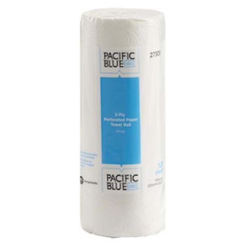 Picture of Georgia Pacific Blue Perforated Paper Towel Roll, 2 Ply, 8.80" x 11", White, 30/Carton