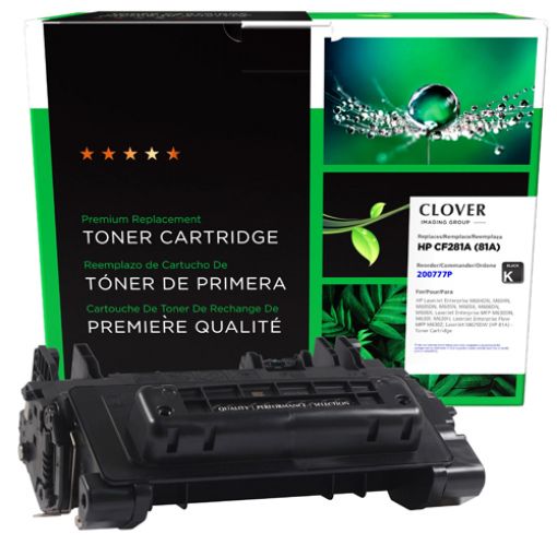 Picture of Clover Remanufactured Toner Cartridge for HP 81A (CF281A)