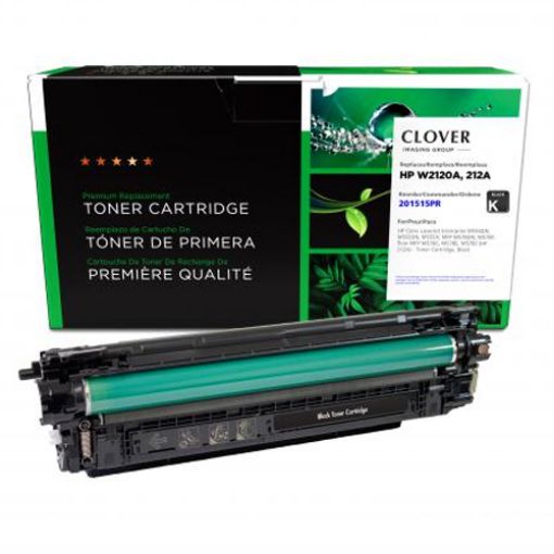 Picture of Clover Remanufactured Black Toner Cartridge (Reused OEM Chip) for HP 212A (W2120A)