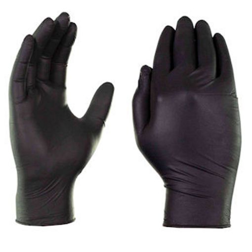 Picture of GLOVES,NITRILE,BLACK, X3, 2XL 100/BOX N105FXXL