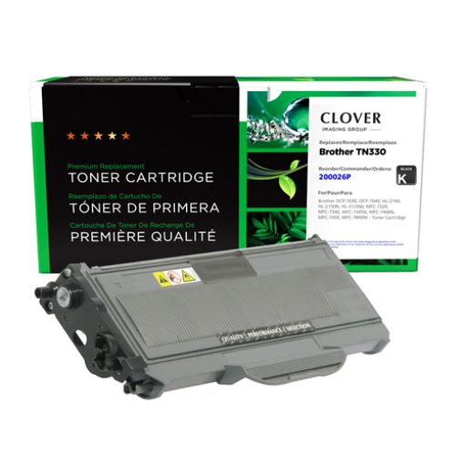 Picture of Remanufactured Toner Cartridge for Brother TN330, Black