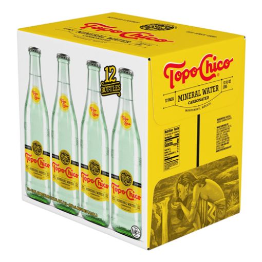 Picture of Topo Chico Mineral Water, 12 oz Bottles, 12 Bottles per Carton