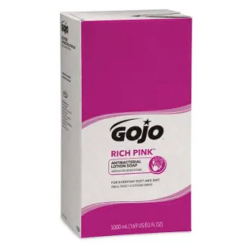 Picture of GOJO Rich Pink Antibacterial Lotion Soap, Refill