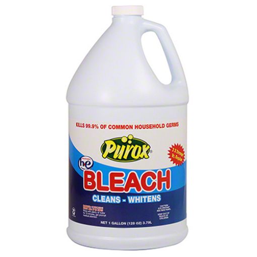 Picture of Purox Bleach, Extra Strength, 128 oz, 6 bottles per Carton