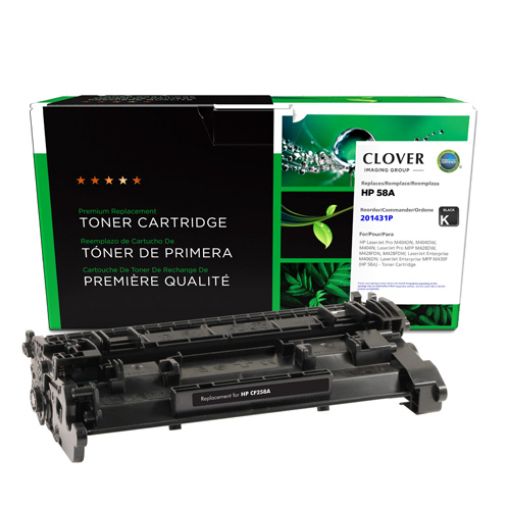 Picture of Clover Imaging Remanufactured Toner Cartridge for HP 58A (CF258A)