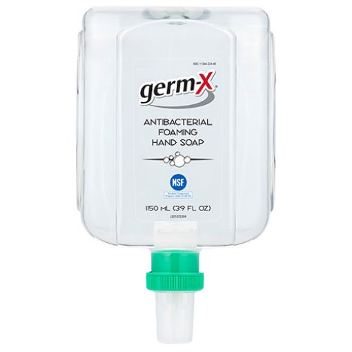 Picture of Foaming Antibacterial Hand Soap, 1150 mL Refill, Fits GERM-X Dispenser, 2 per carton