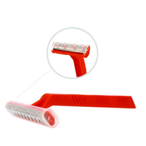 Picture of Single-Blade Razors, 4" length, 1000 per carton